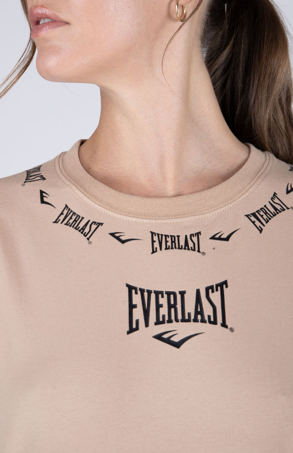 Polera Manga Corta Brighton Beige Everlast