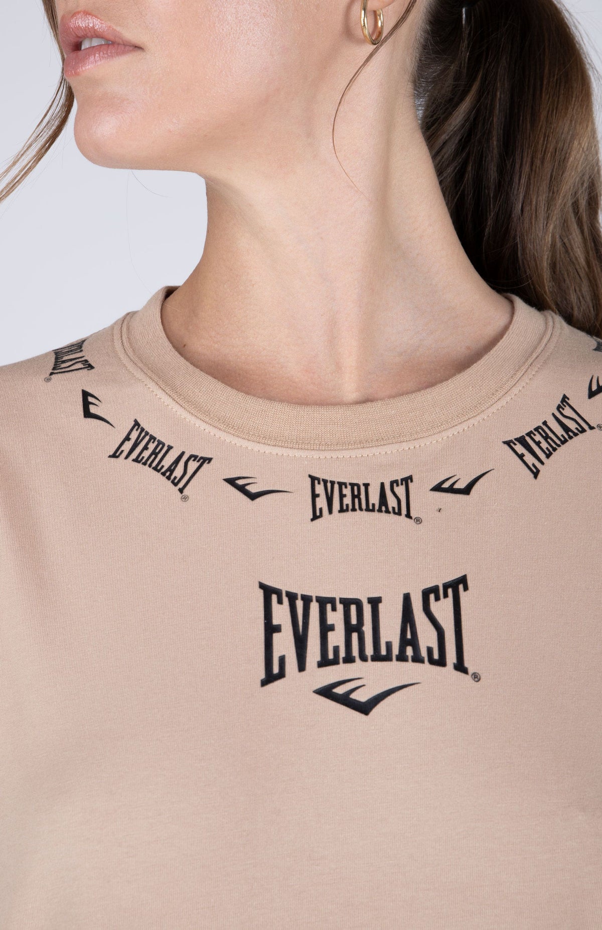 Polera Manga Corta Brighton Beige Everlast