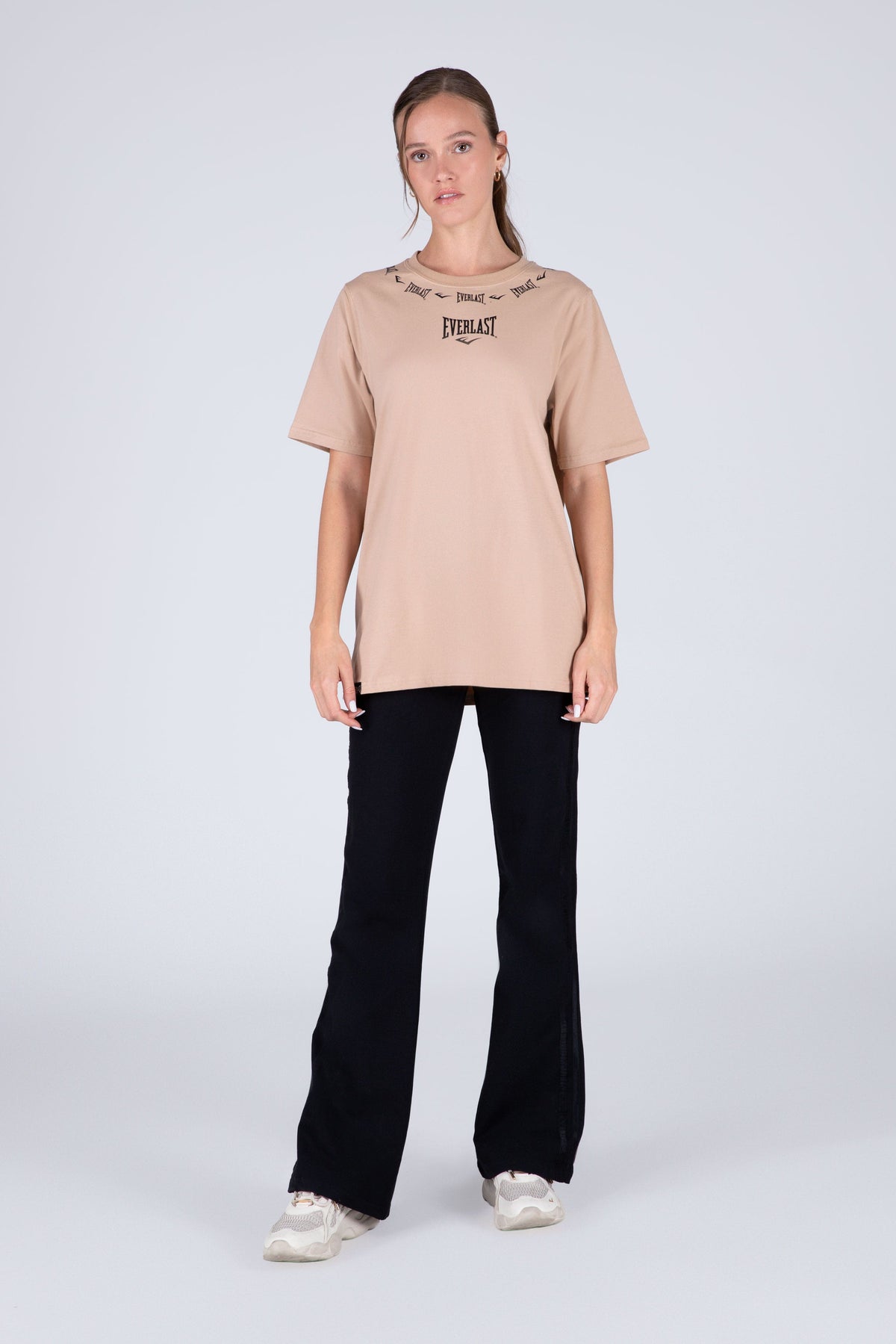 Polera Manga Corta Brighton Beige Everlast