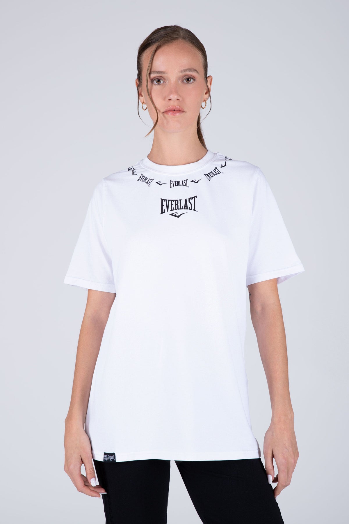 Polera Manga Corta Brighton Blanco Everlast