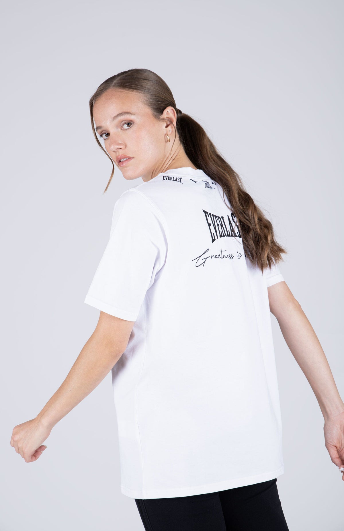 Polera Manga Corta Brighton Blanco Everlast