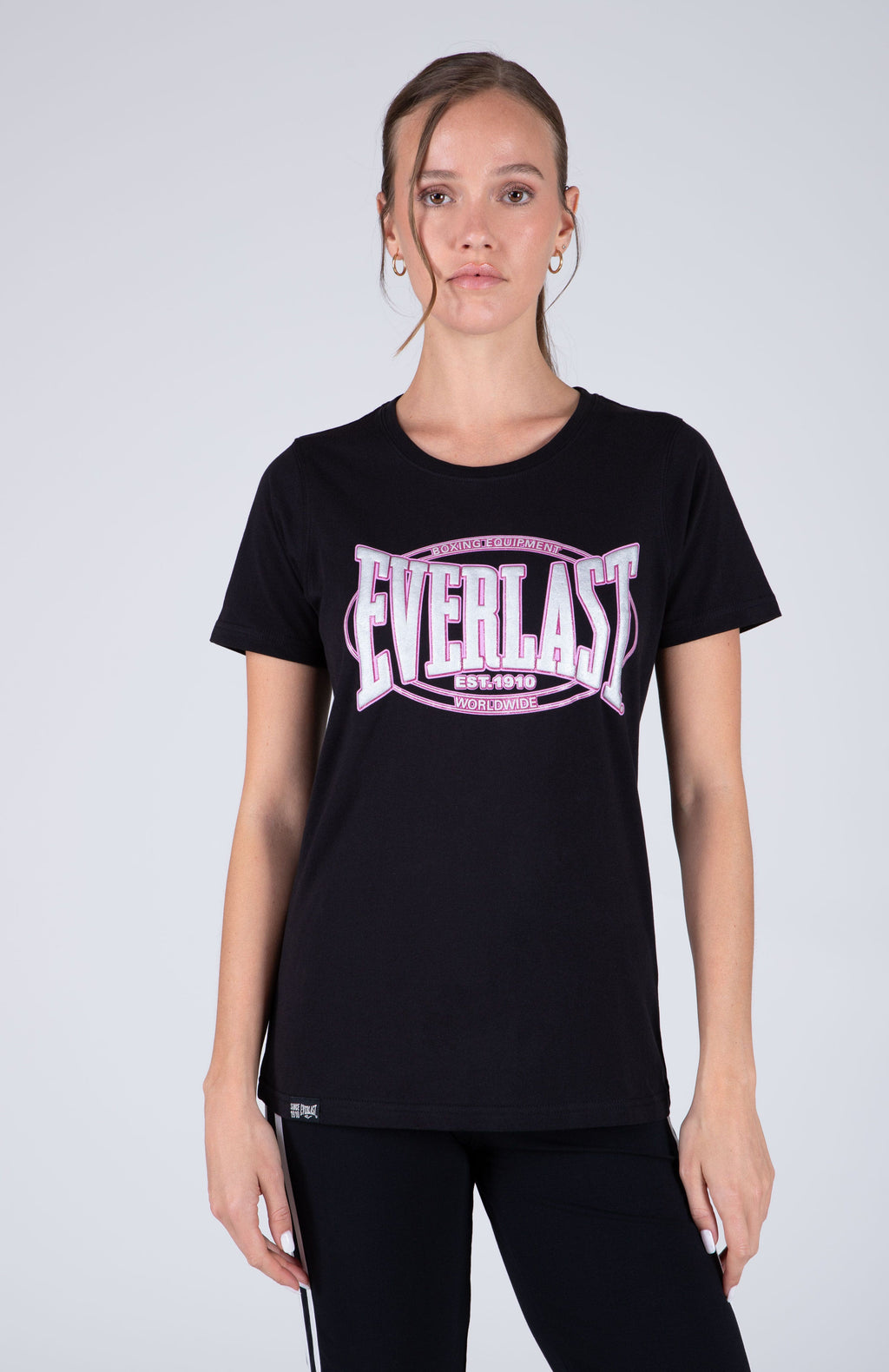 Polera Manga Corta Nilo Negro Everlast