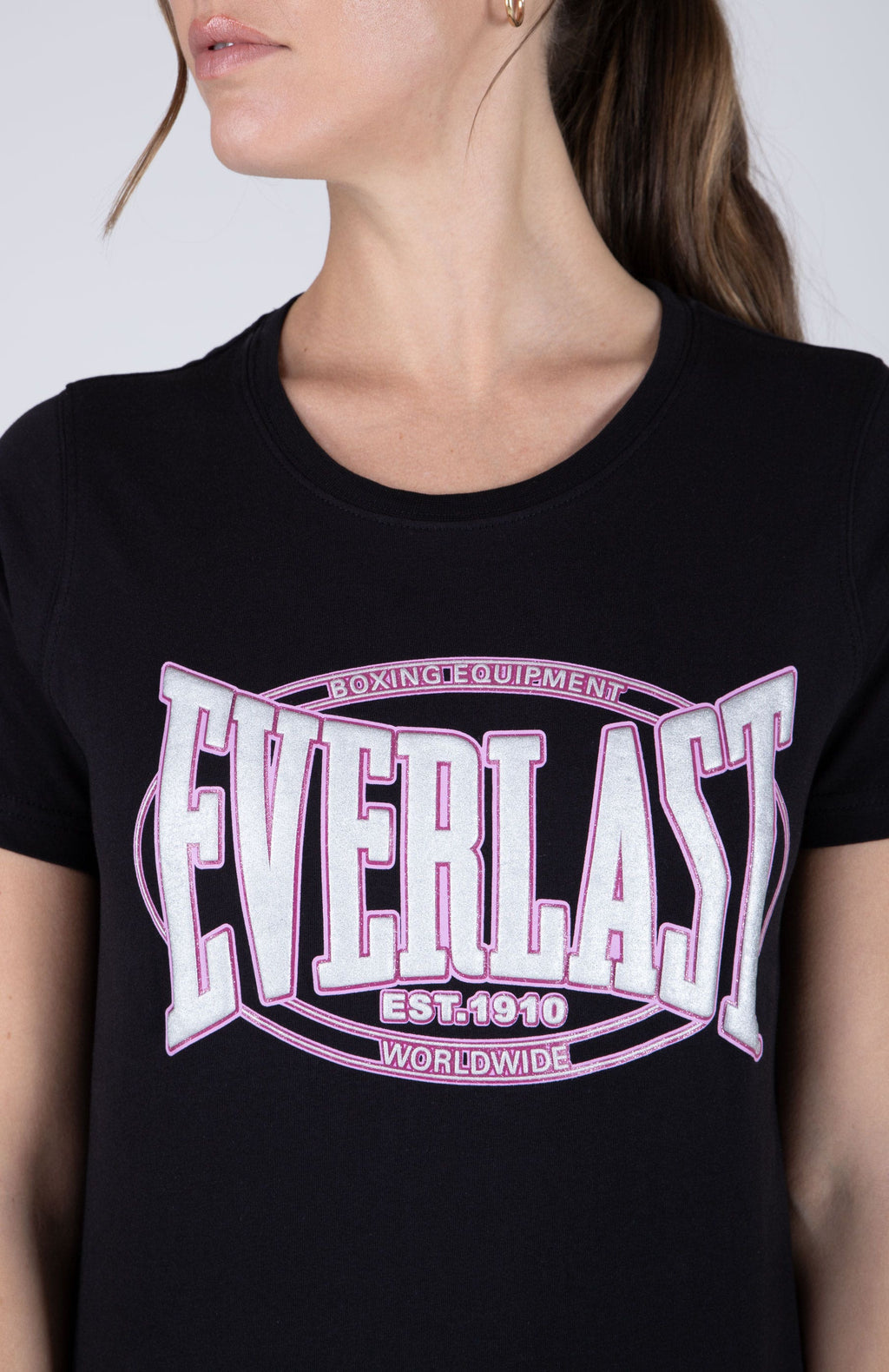 Polera Manga Corta Nilo Negro Everlast