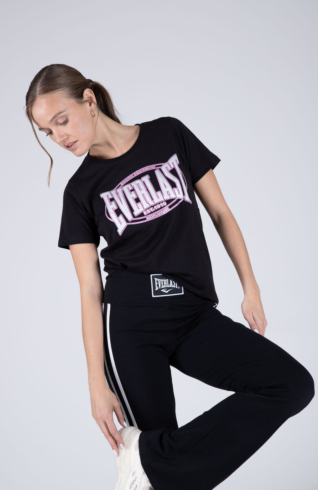 Polera Manga Corta Nilo Negro Everlast