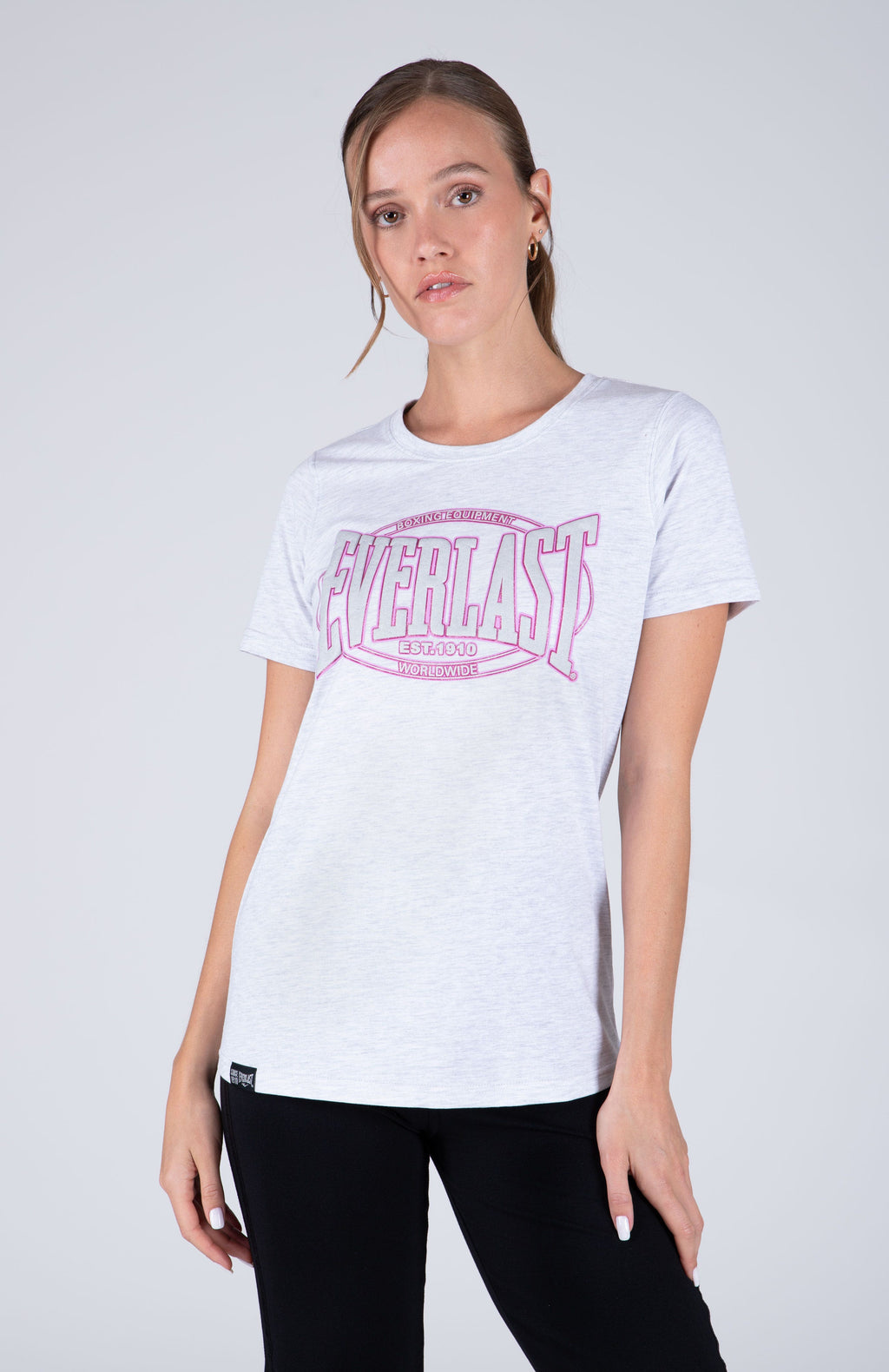 Polera Manga Corta Nilo Gris Everlast