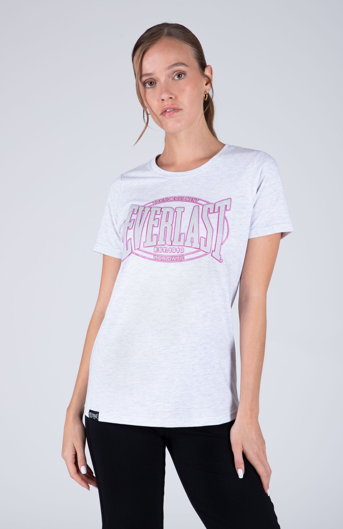 Polera Manga Corta Nilo Gris Everlast