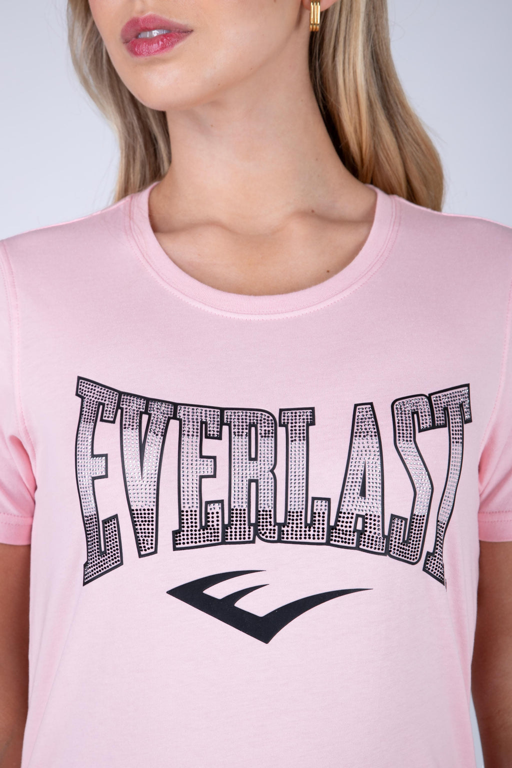 Polera Manga Corta Norwich Rosado Everlast