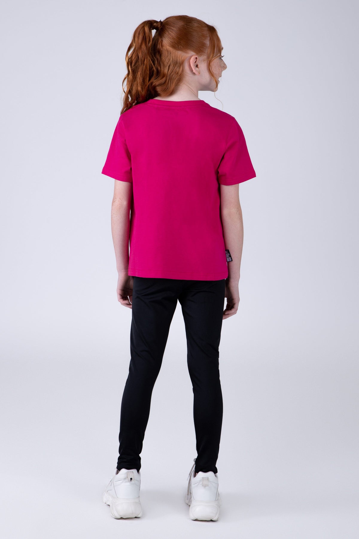 Polera Manga Corta Iguazu Niña Rosado Everlast