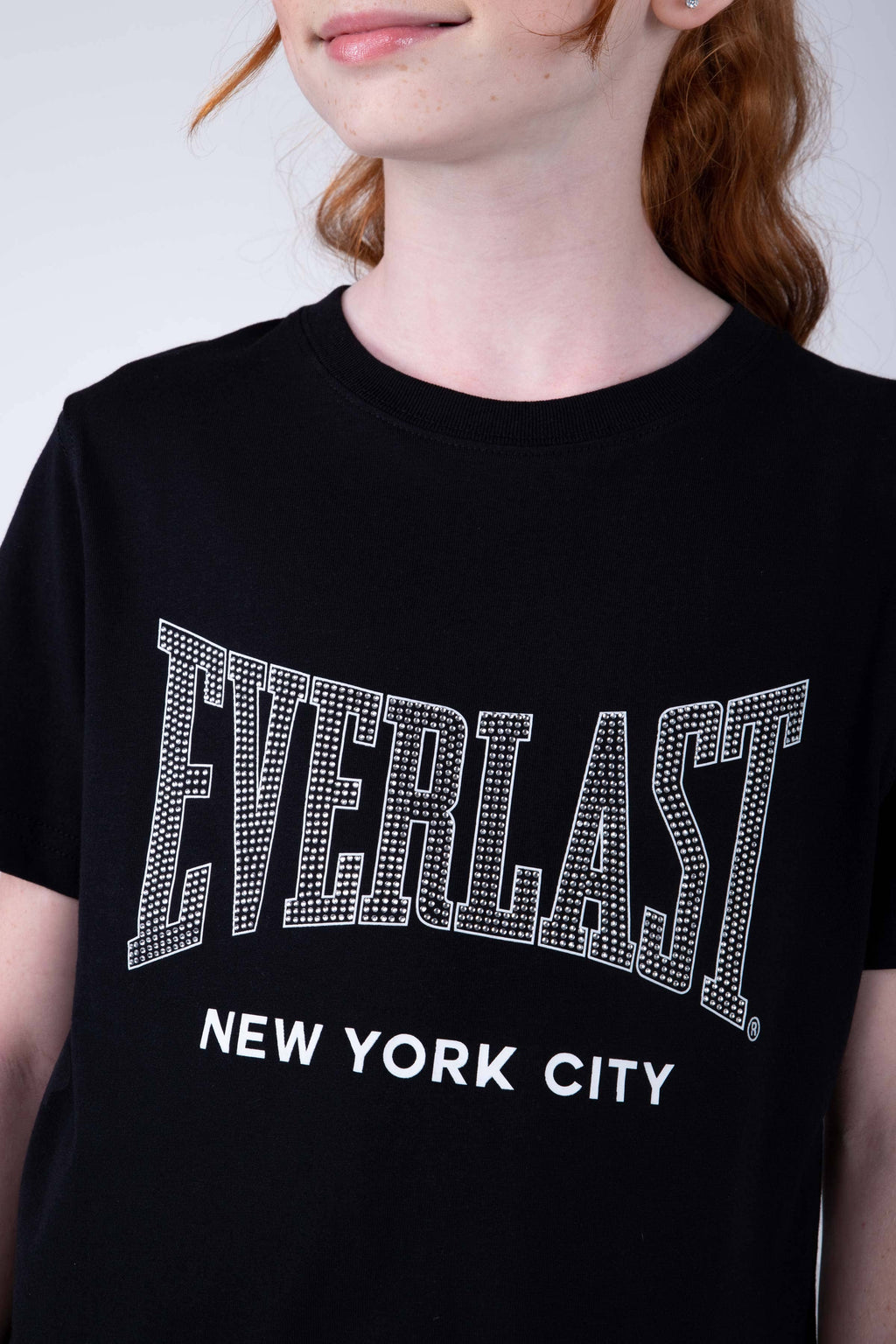 Polera Manga Corta Iguazu Niña Negro Everlast