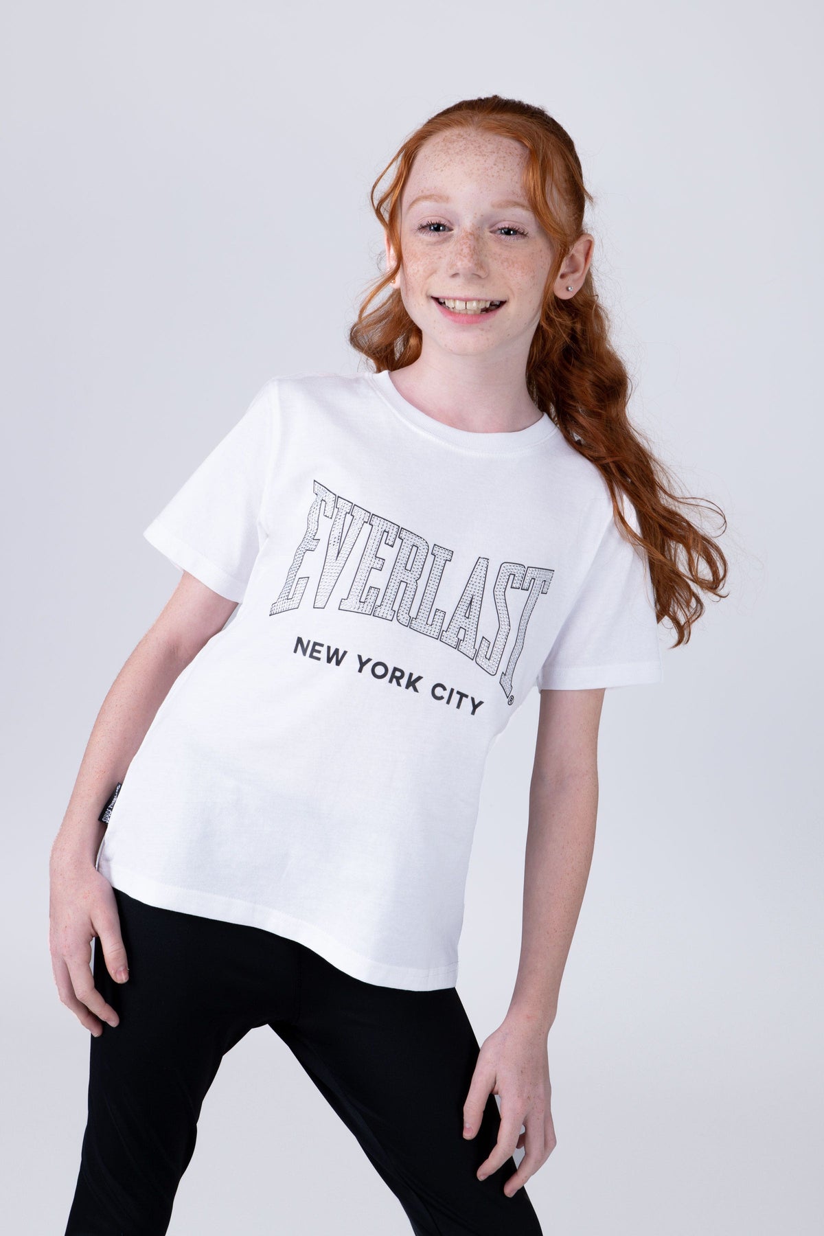 Polera Manga Corta Iguazu Niña Blanco Everlast