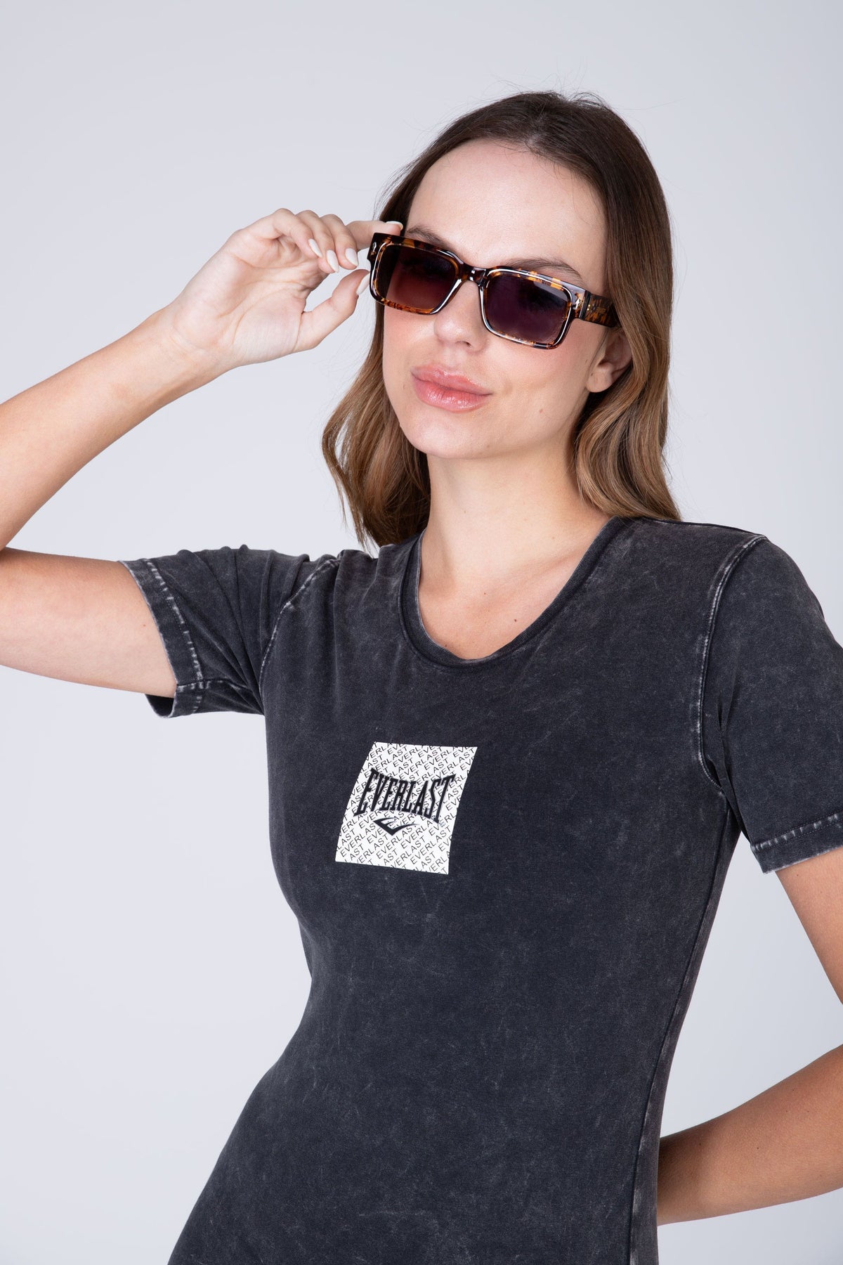 Polera Manga Corta Bradford Gris Everlast