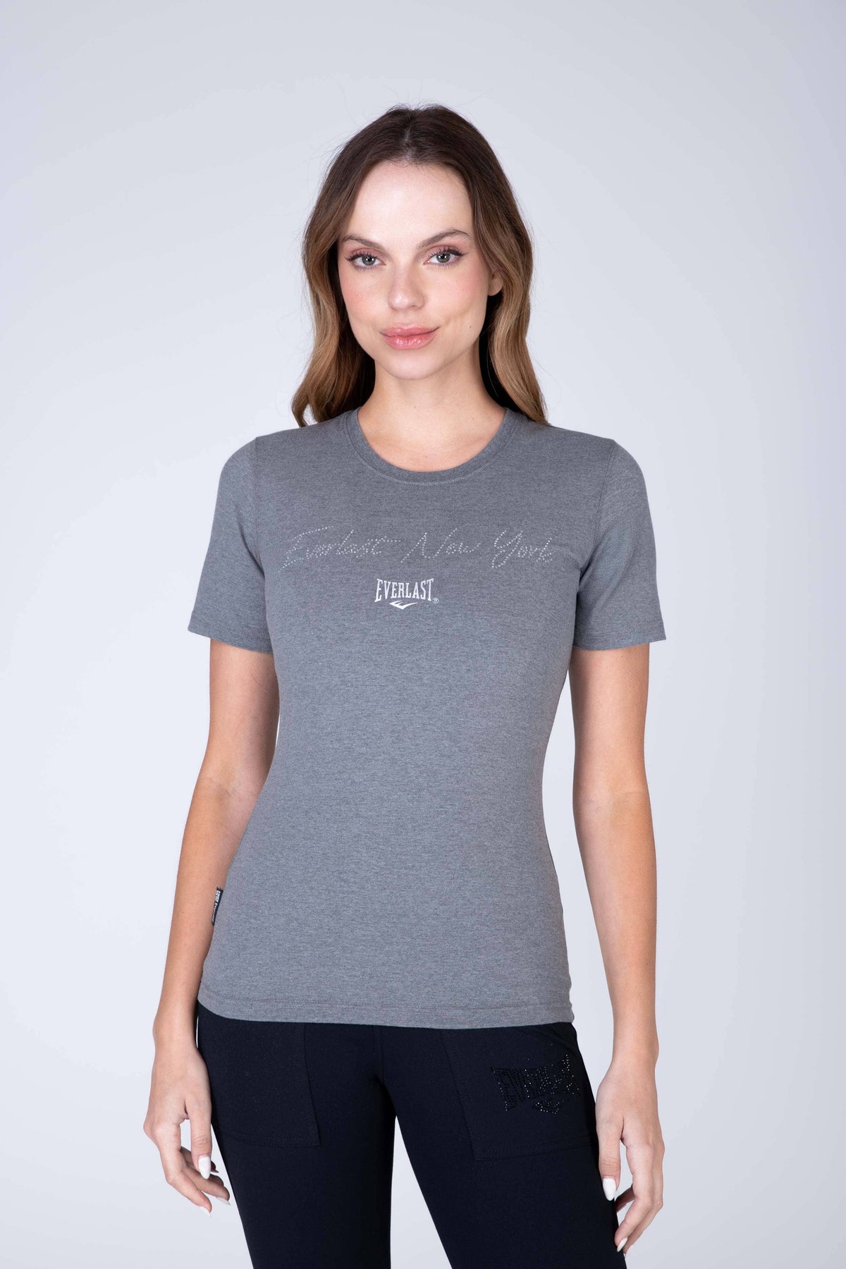 Polera Manga Corta Senegal Gris Everlast