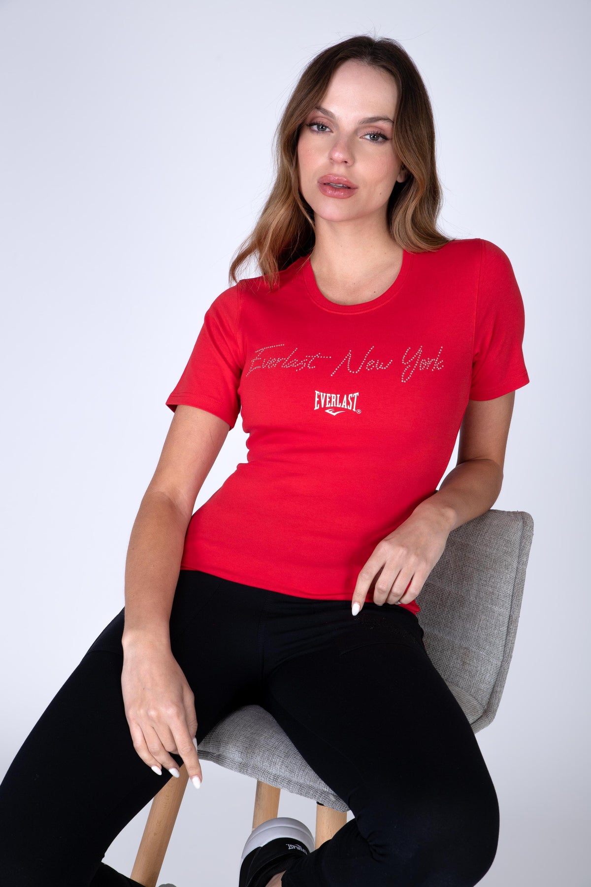 Polera Manga Corta Senegal Rojo Everlast
