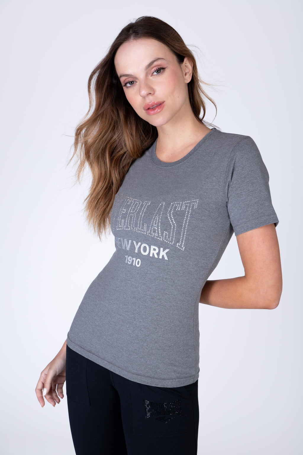 Polera Manga Corta Tamesis Gris Everlast