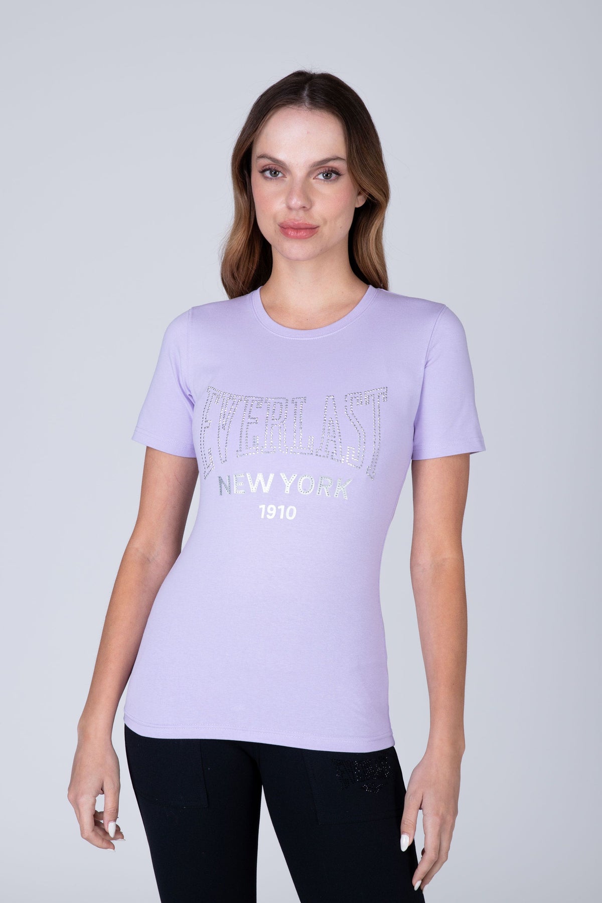 Polera Manga Corta Tamesis Morado Everlast