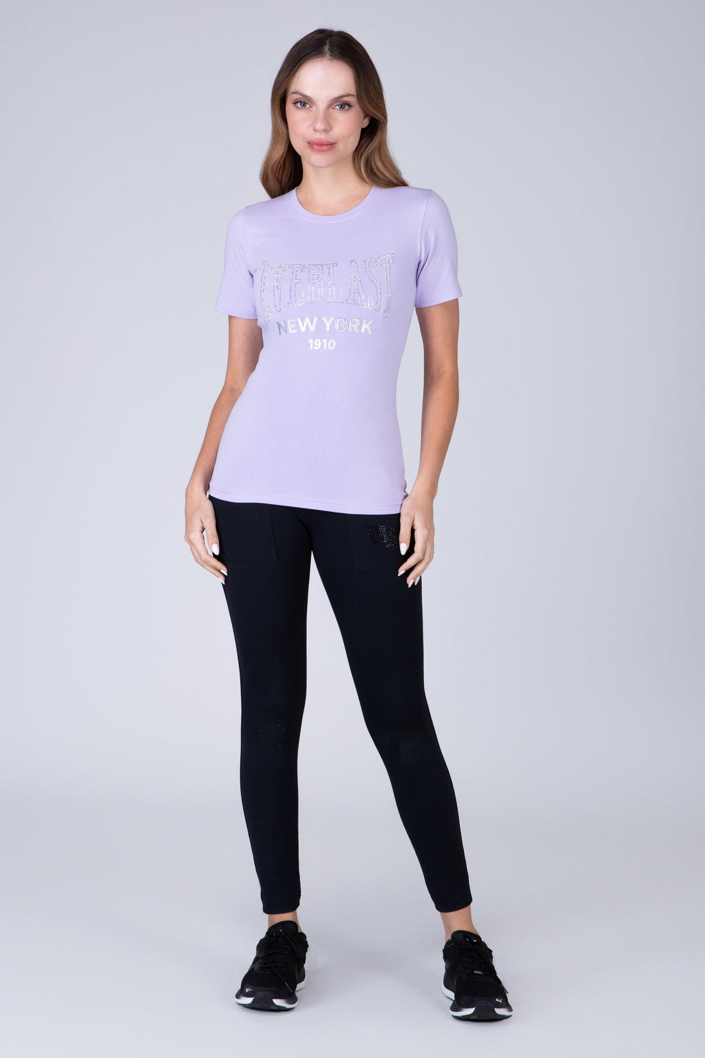 Polera Manga Corta Tamesis Morado Everlast