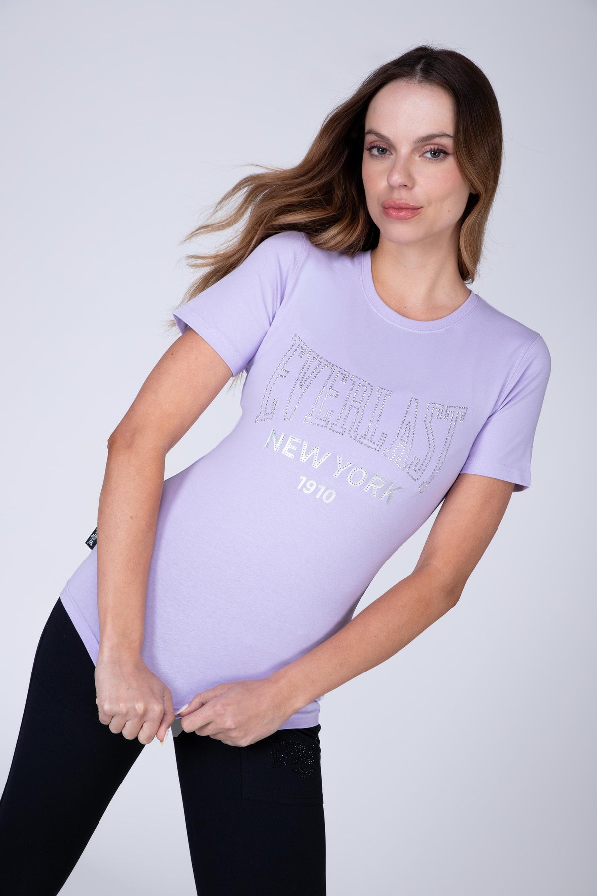 Polera Manga Corta Tamesis Morado Everlast