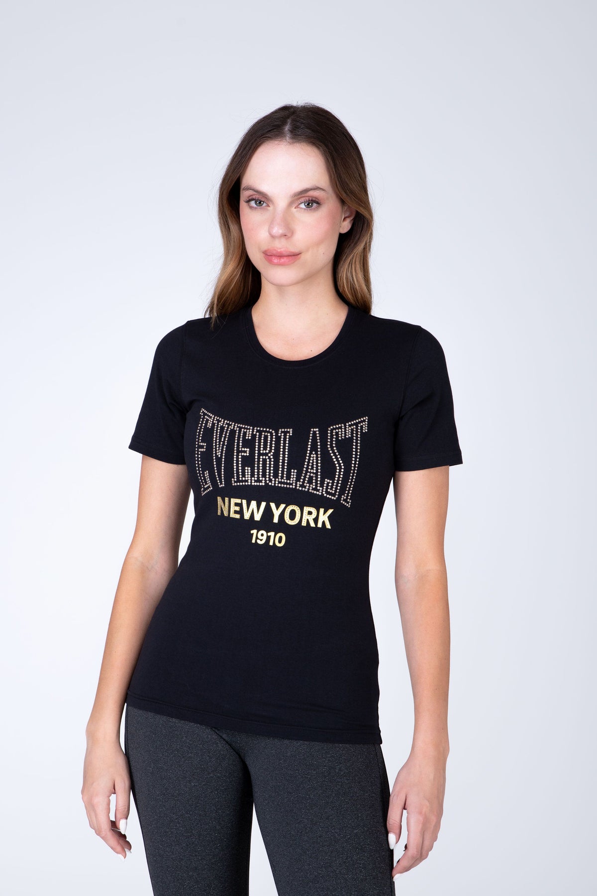 Polera Manga Corta Tamesis Negro Everlast