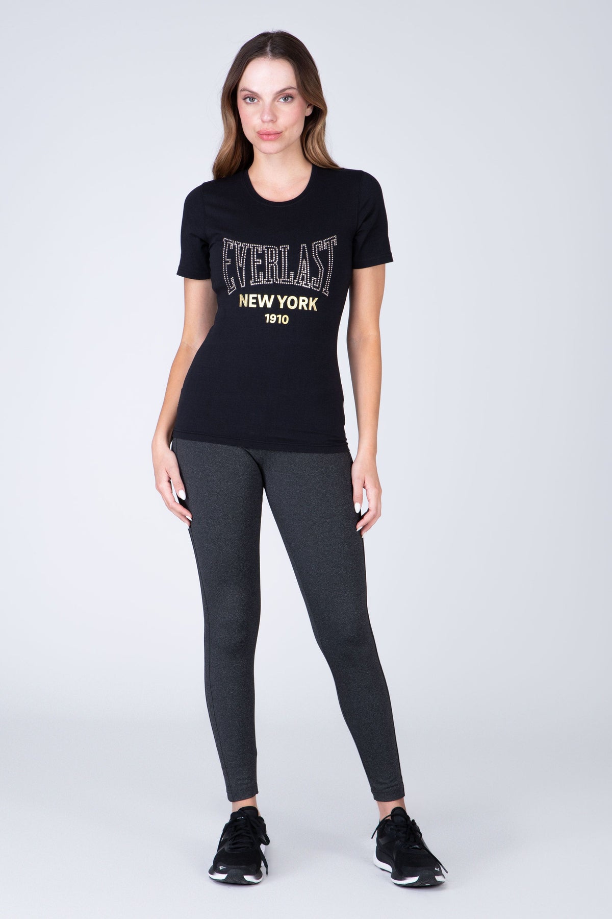 Polera Manga Corta Tamesis Negro Everlast