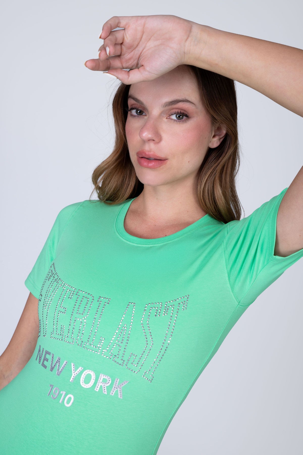 Polera Manga Corta Tamesis Verde Everlast