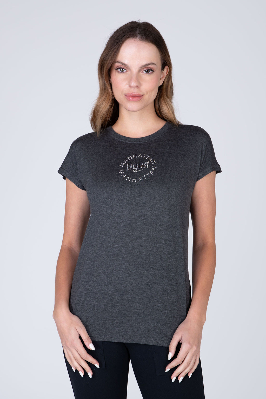 Polera Manga Corta Bali Gris Everlast