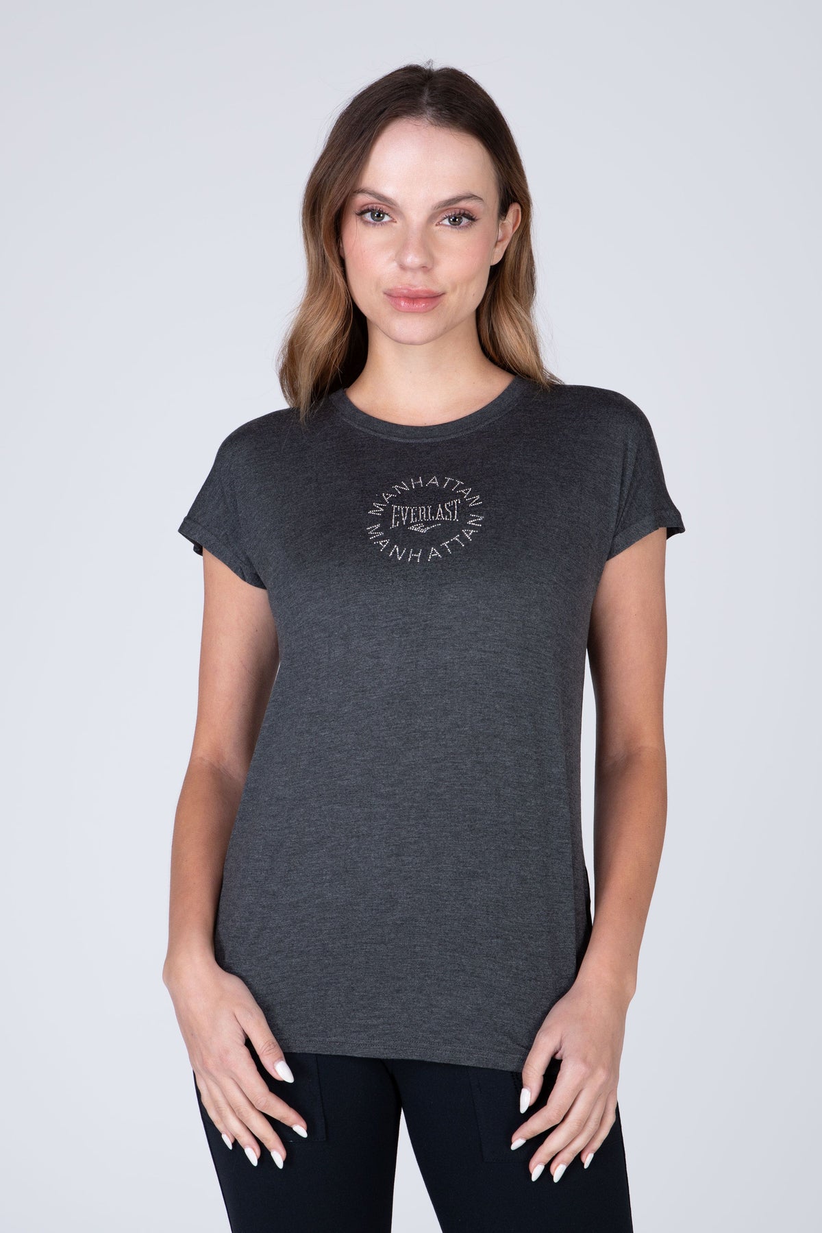 Polera Manga Corta Bali Gris Everlast