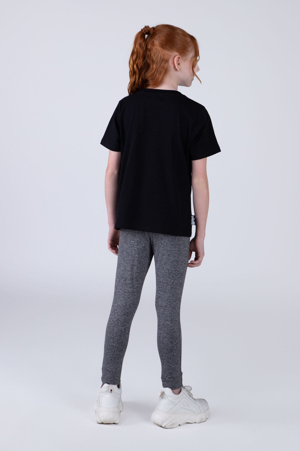 Polera Manga Corta Gales Niña Negro Everlast
