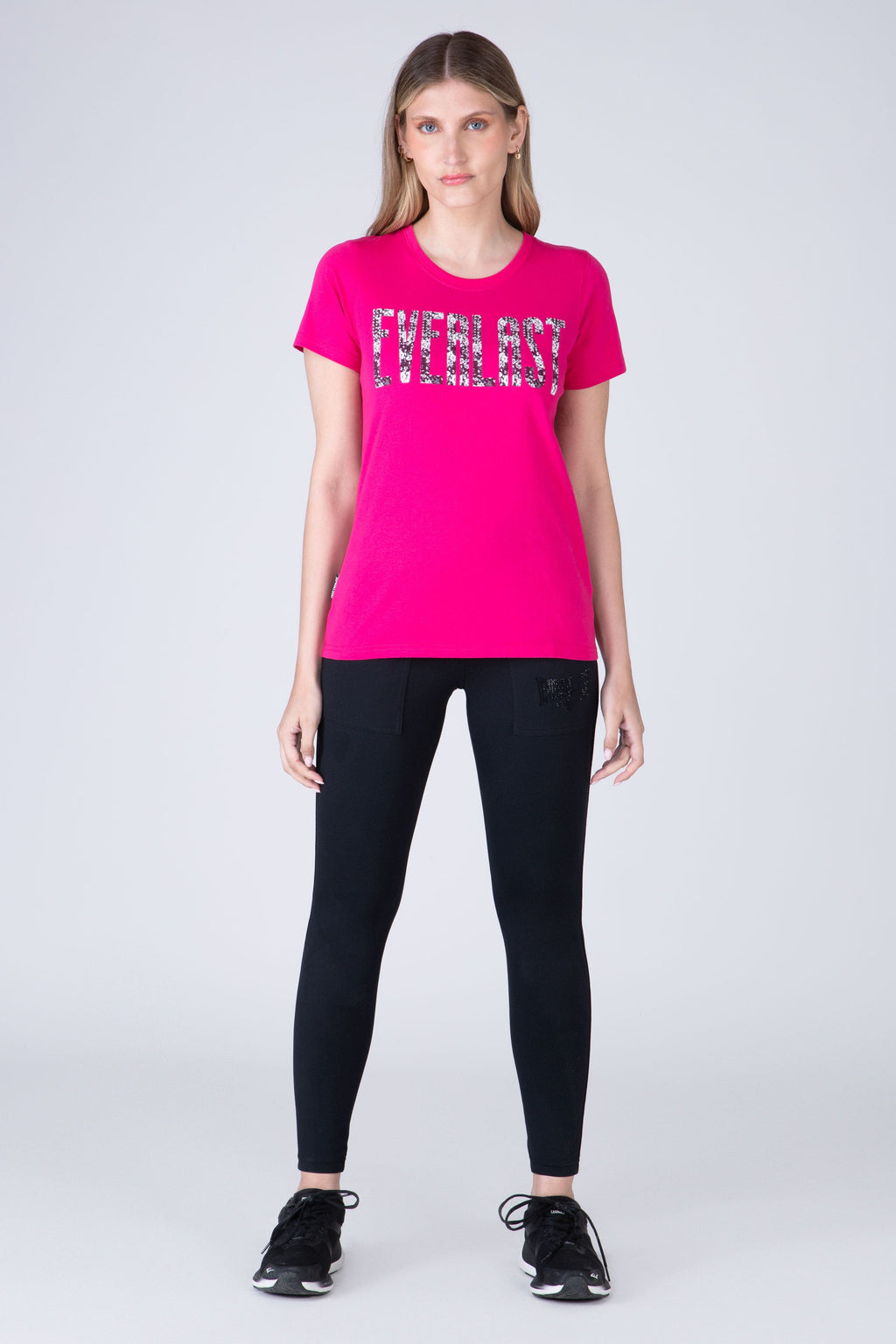 Polera Manga Corta Danubio Rosado Everlast