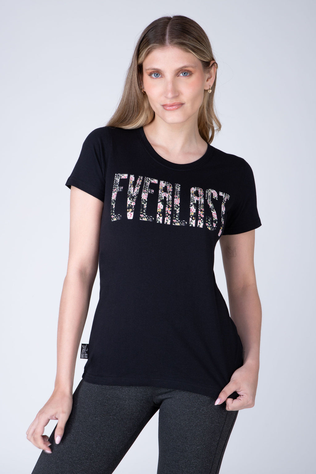 Polera Manga Corta Danubio Negro Everlast