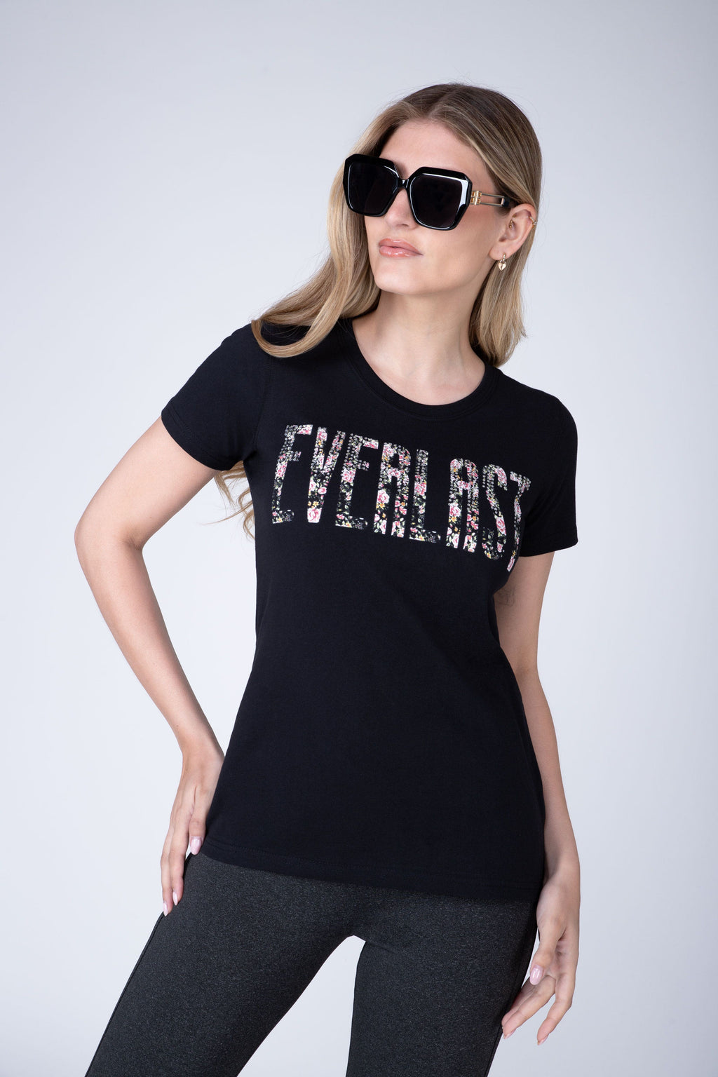 Polera Manga Corta Danubio Negro Everlast