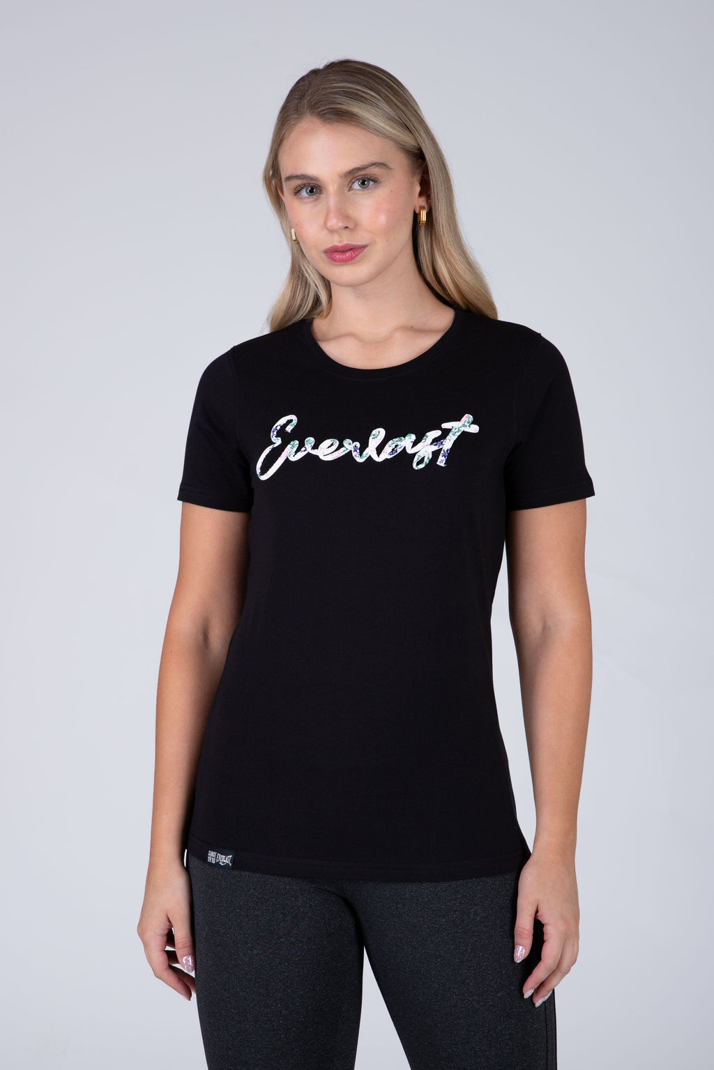 Polera Manga Corta Amazonas Negro Everlast