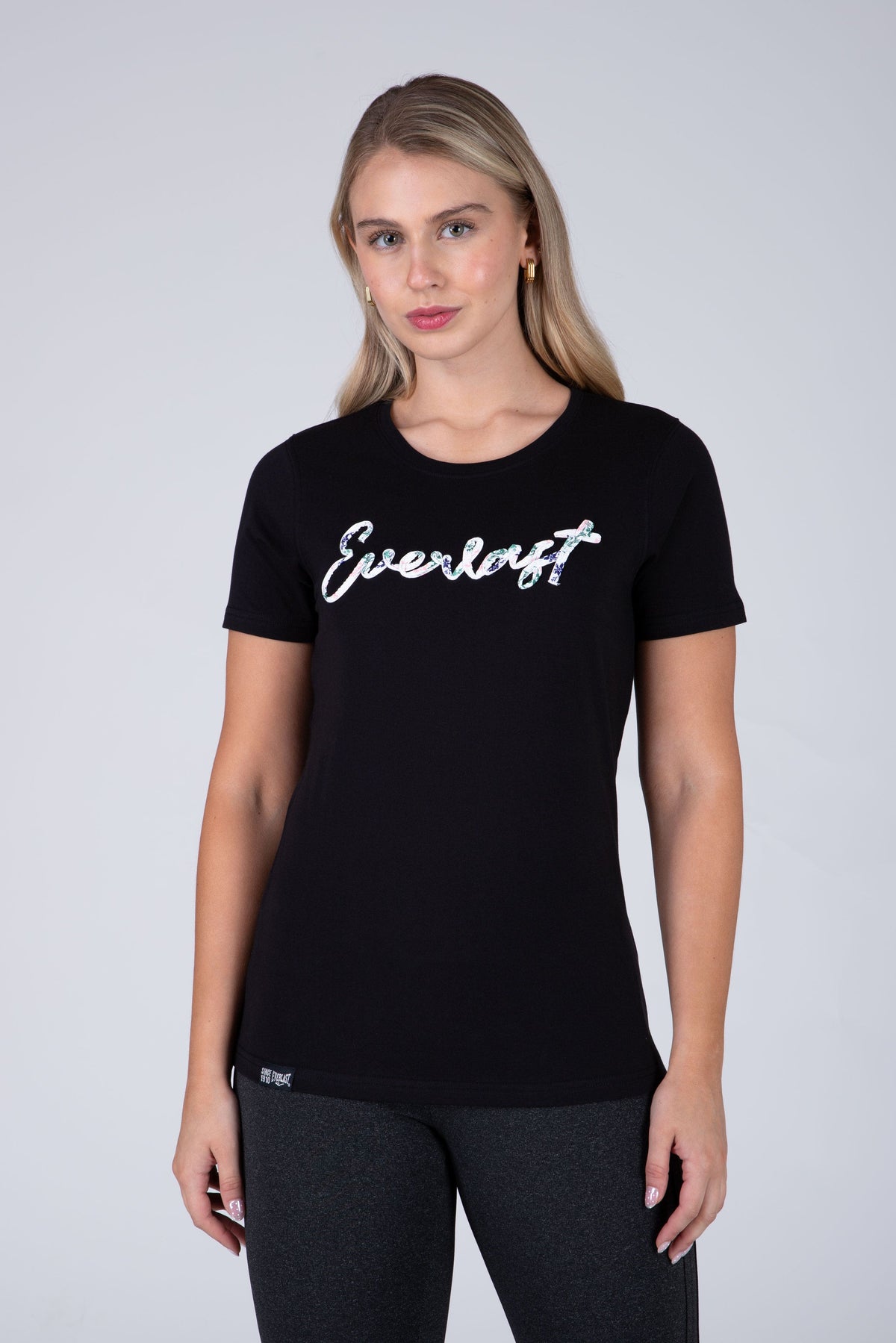 Polera Manga Corta Amazonas Negro Everlast