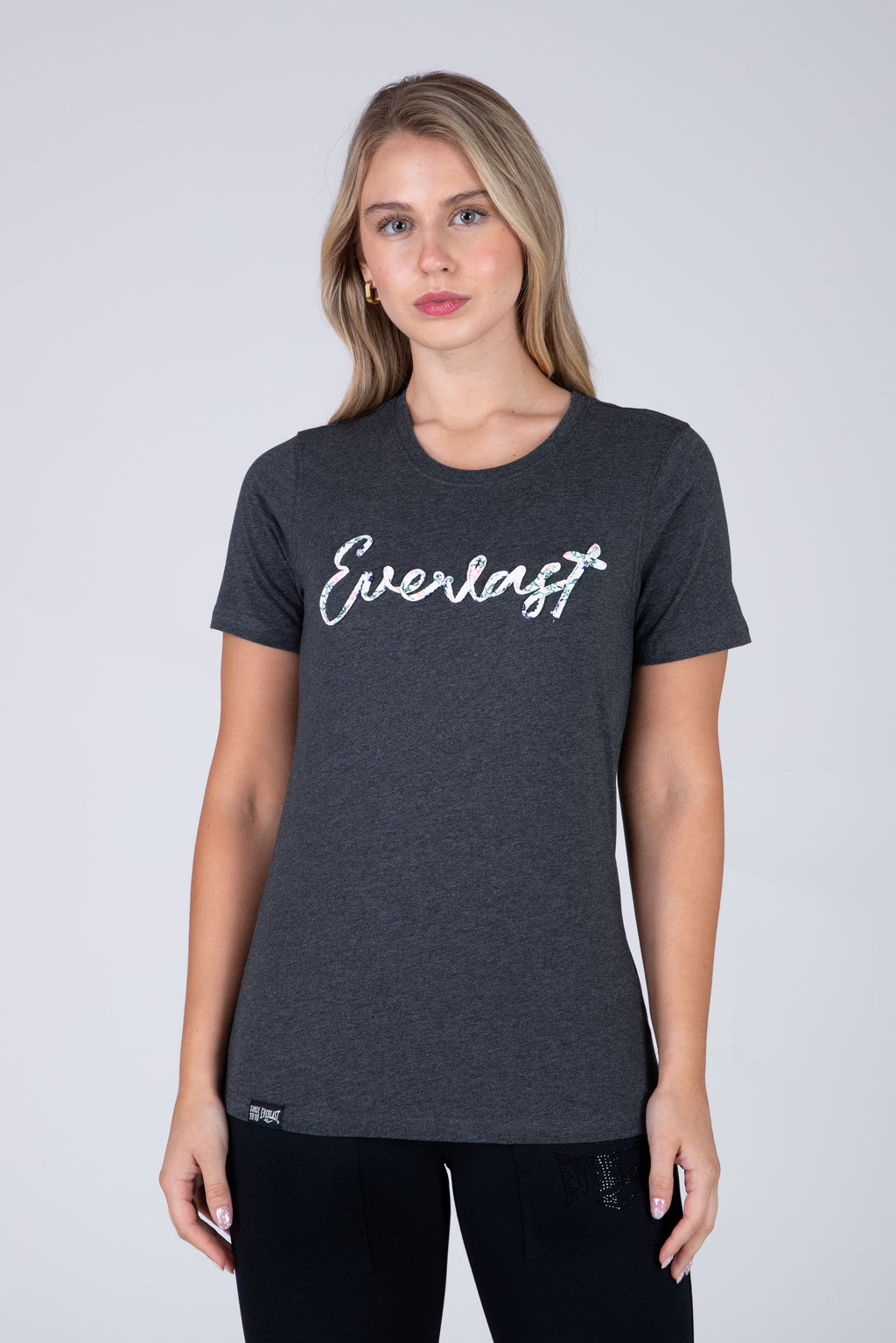 Polera Manga Corta Amazonas Gris Everlast