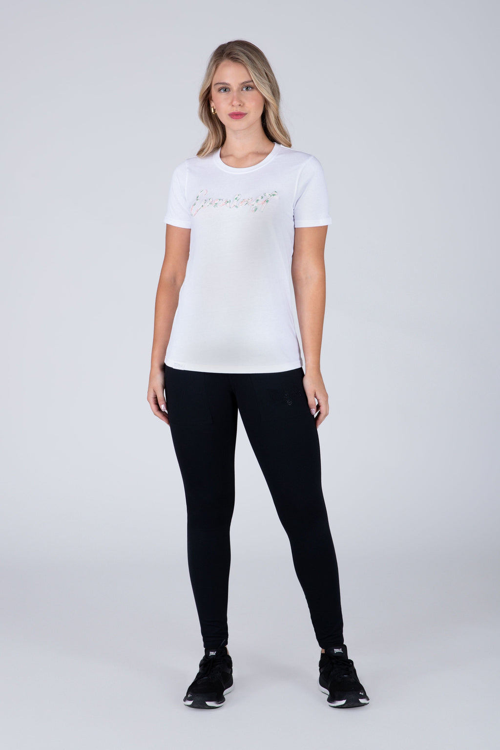 Polera Manga Corta Amazonas Blanco Everlast