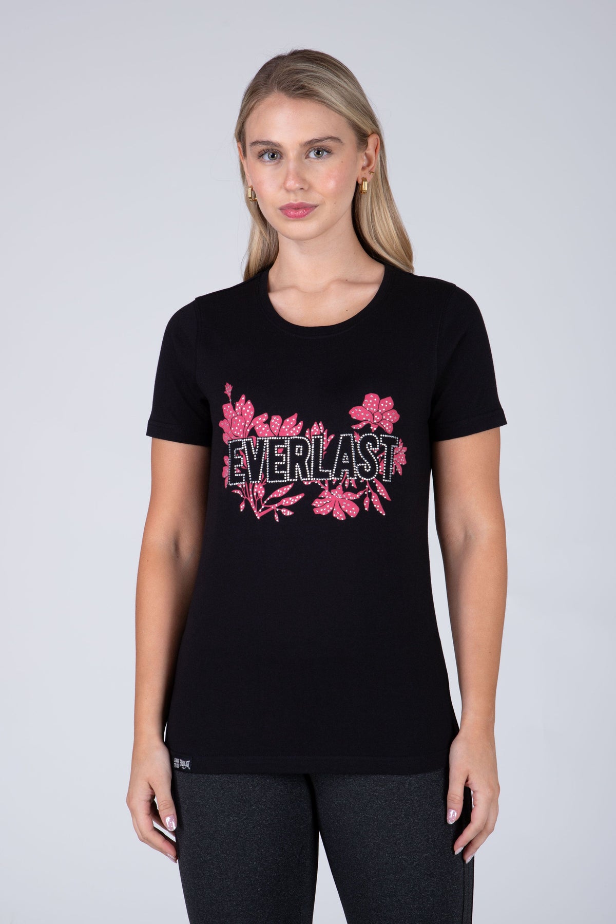 Polera Manga Corta Kingston Negro Everlast