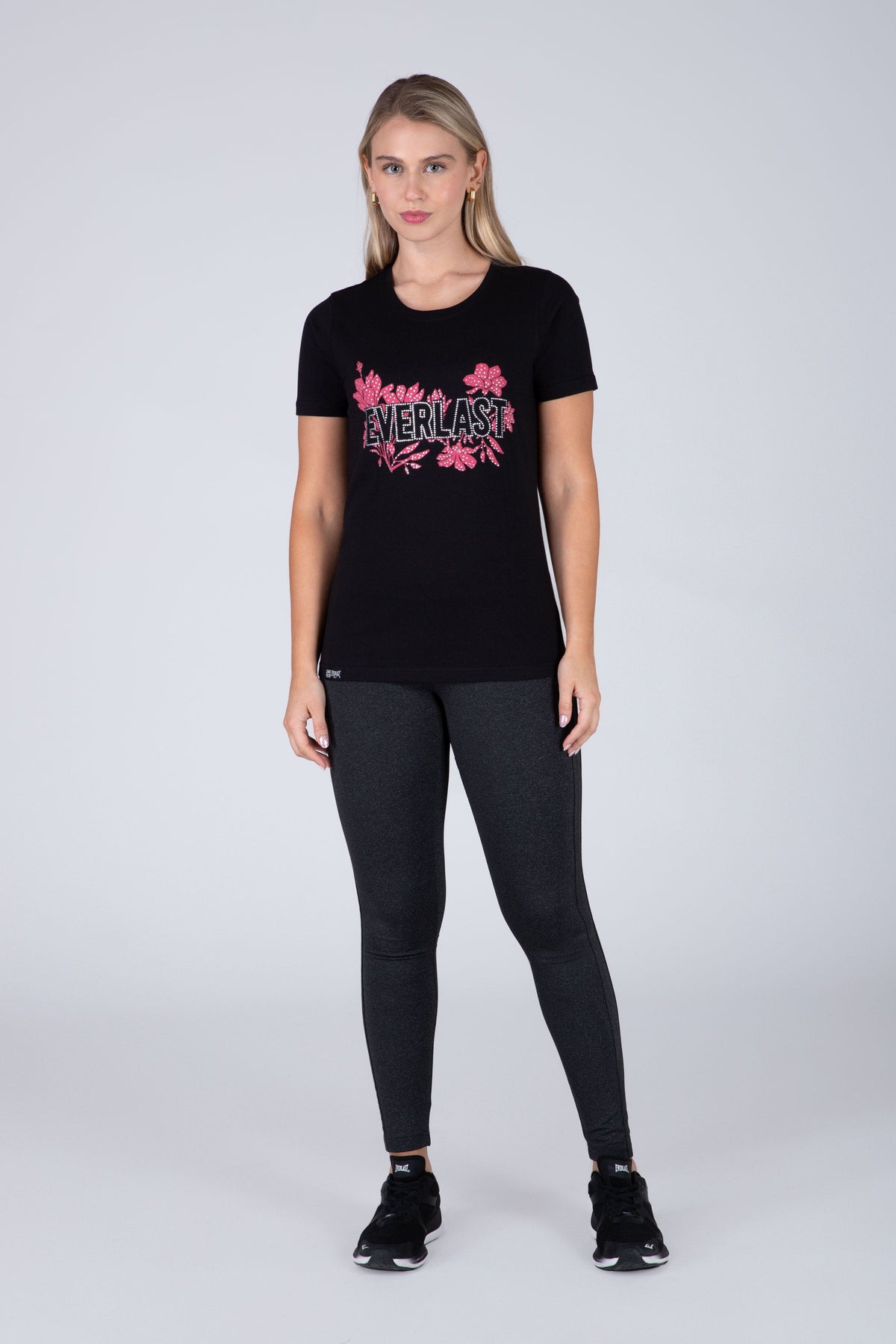 Polera Manga Corta Kingston Negro Everlast