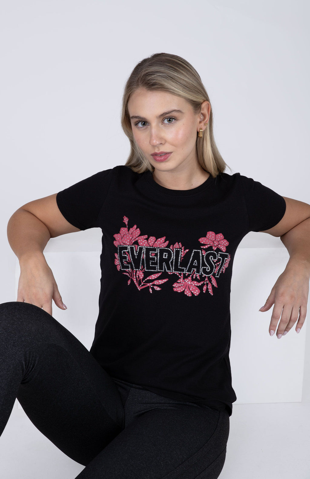 Polera Manga Corta Kingston Negro Everlast