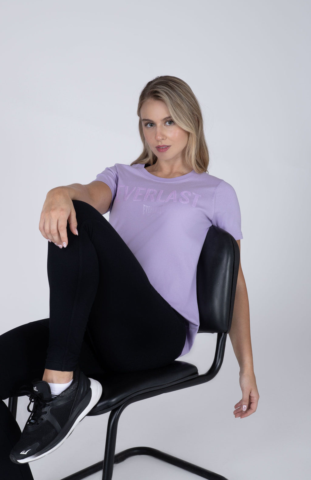 Polera Manga Corta Mackenzie Morado Everlast