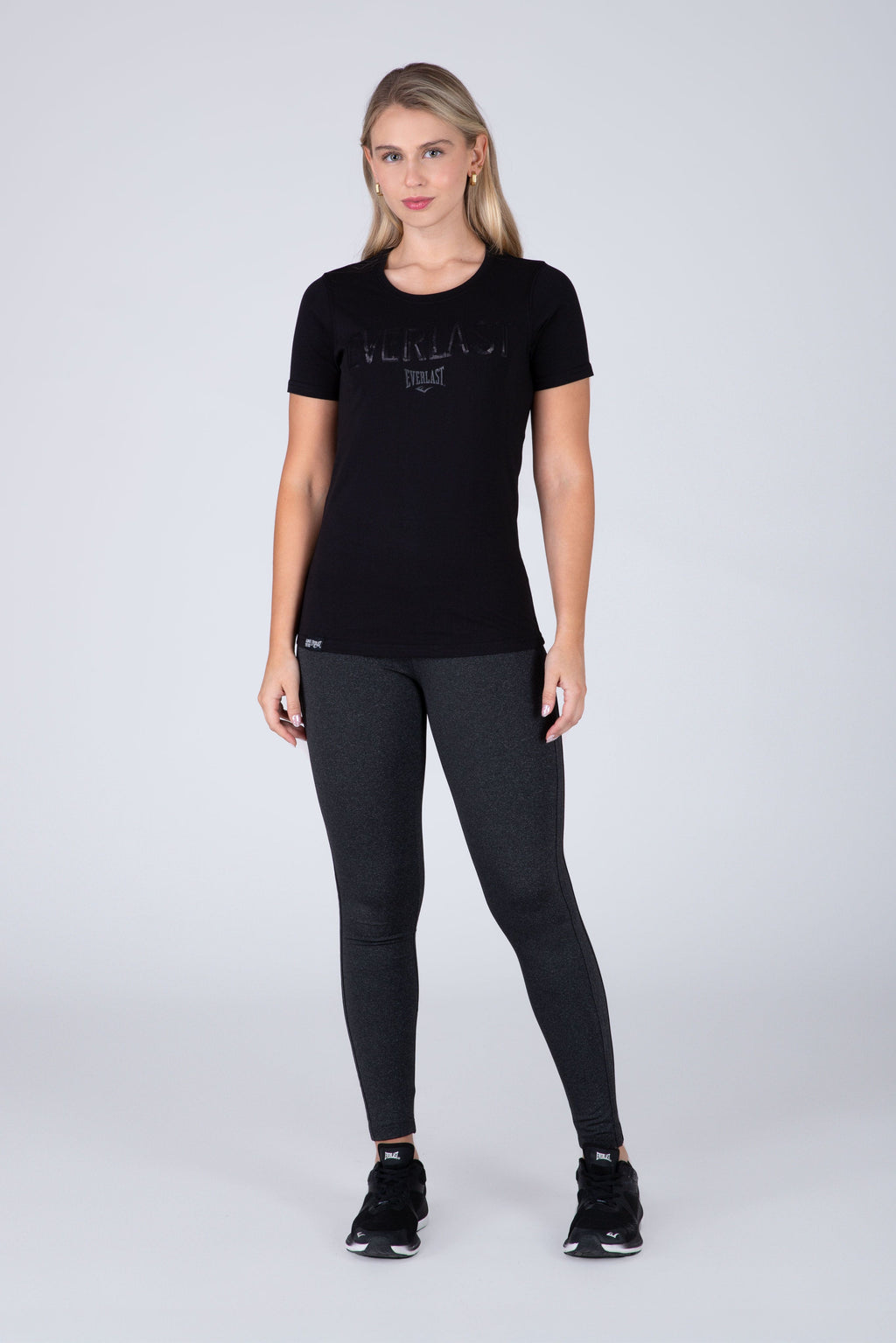 Polera Manga Corta Mackenzie Negro Everlast