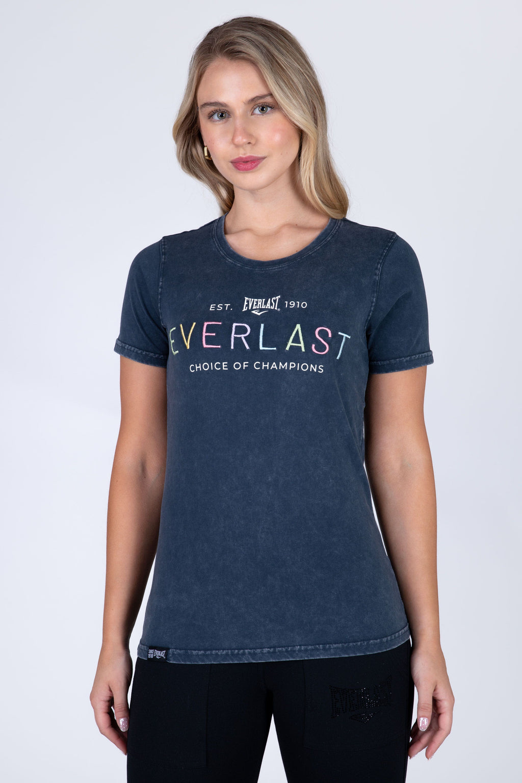 Polera Manga Corta Rin Azul Everlast