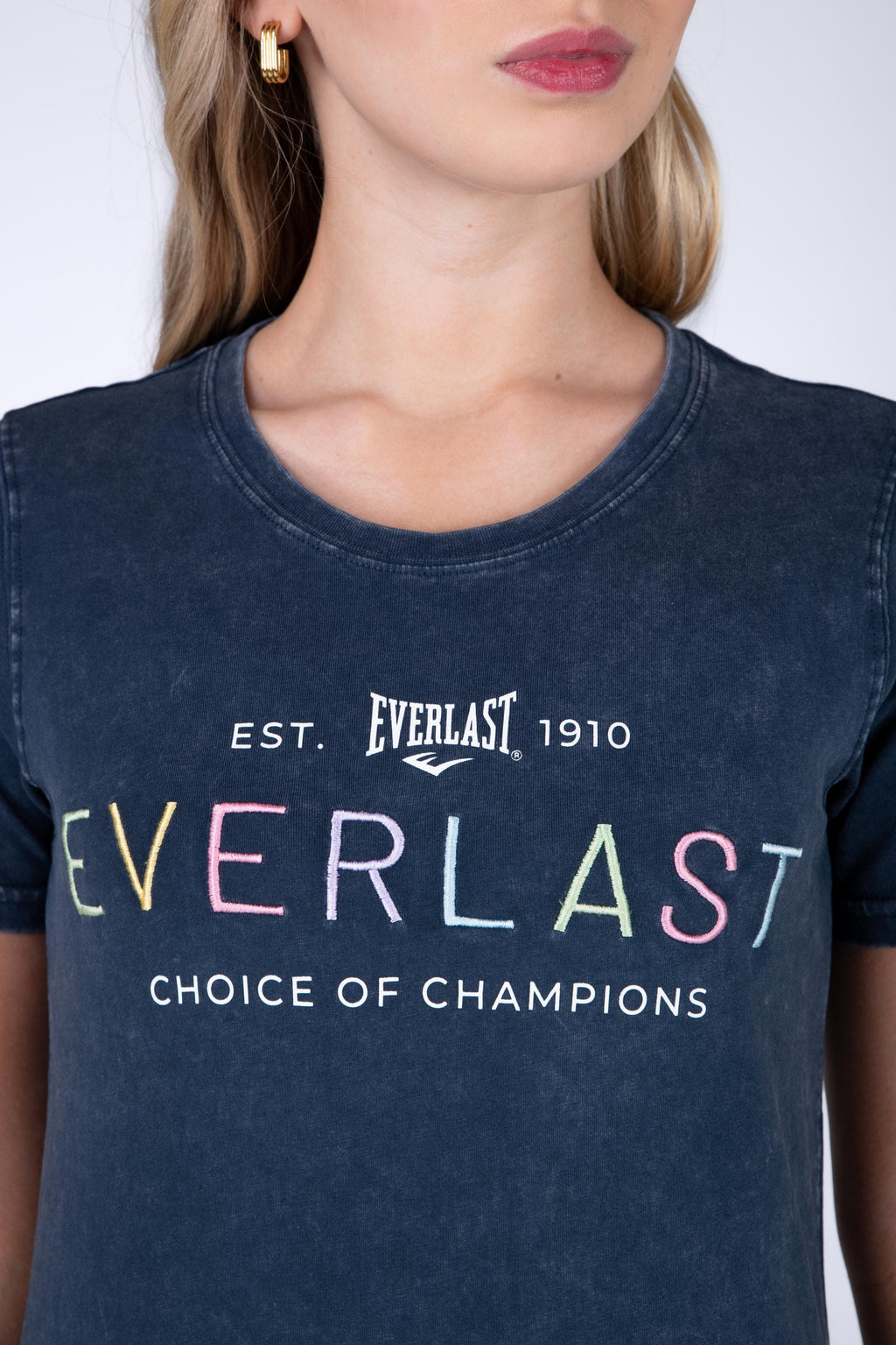 Polera Manga Corta Rin Azul Everlast