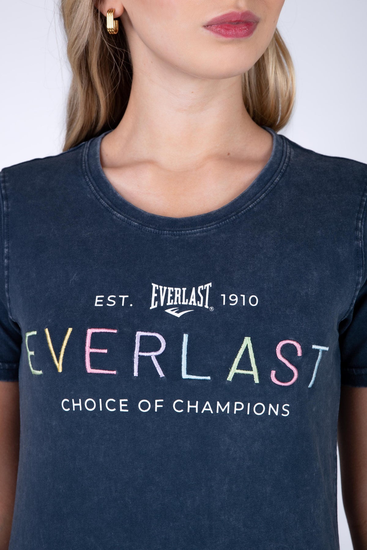 Polera Manga Corta Rin Azul Everlast