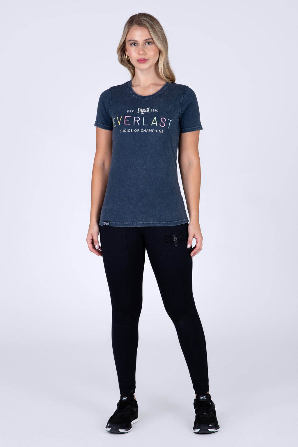 Polera Manga Corta Rin Azul Everlast