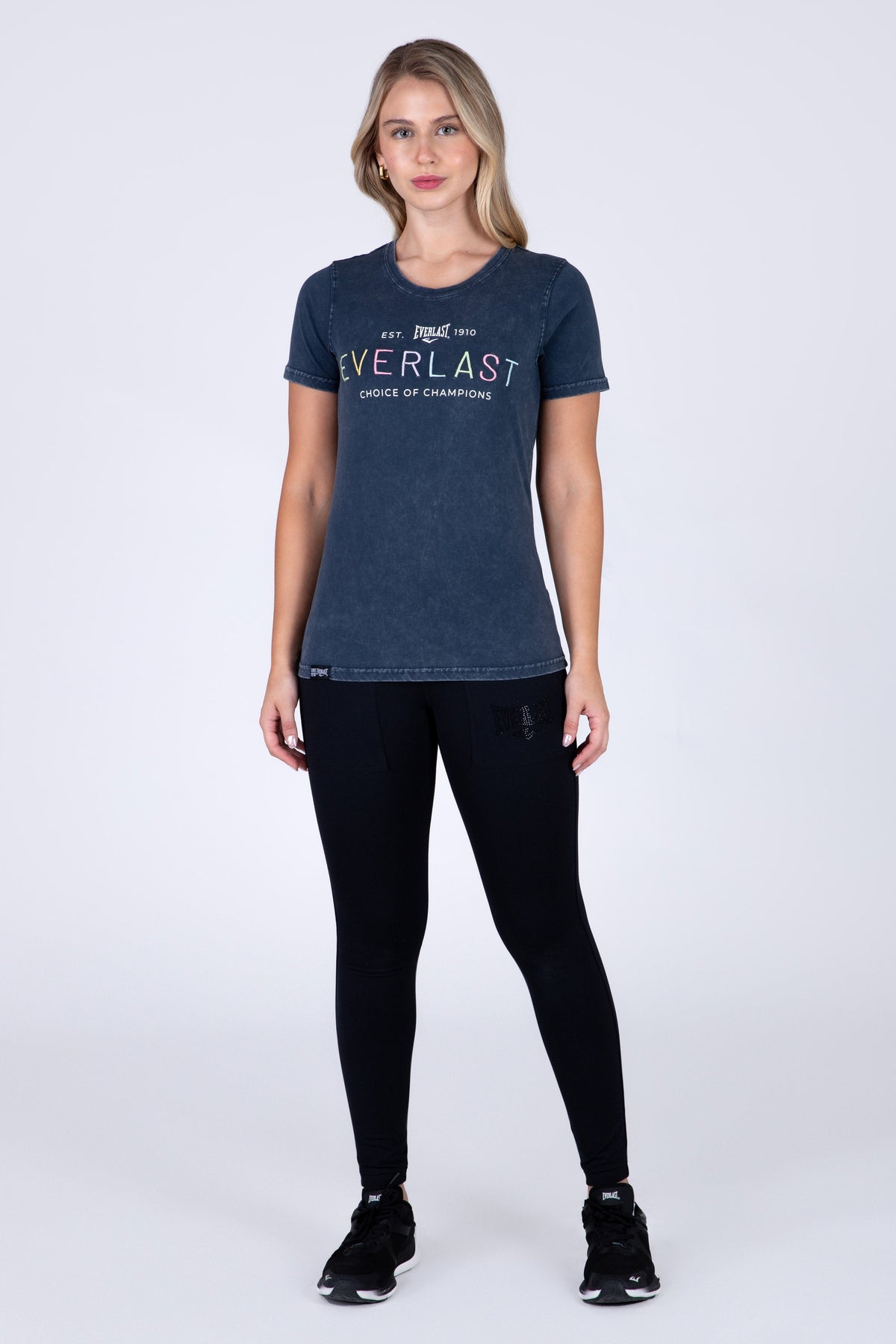 Polera Manga Corta Rin Azul Everlast
