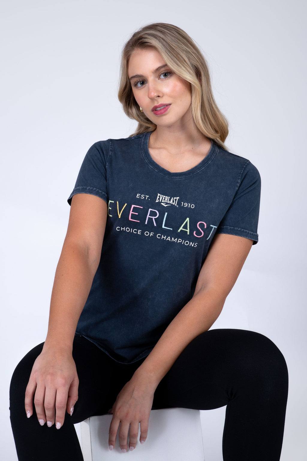Polera Manga Corta Rin Azul Everlast