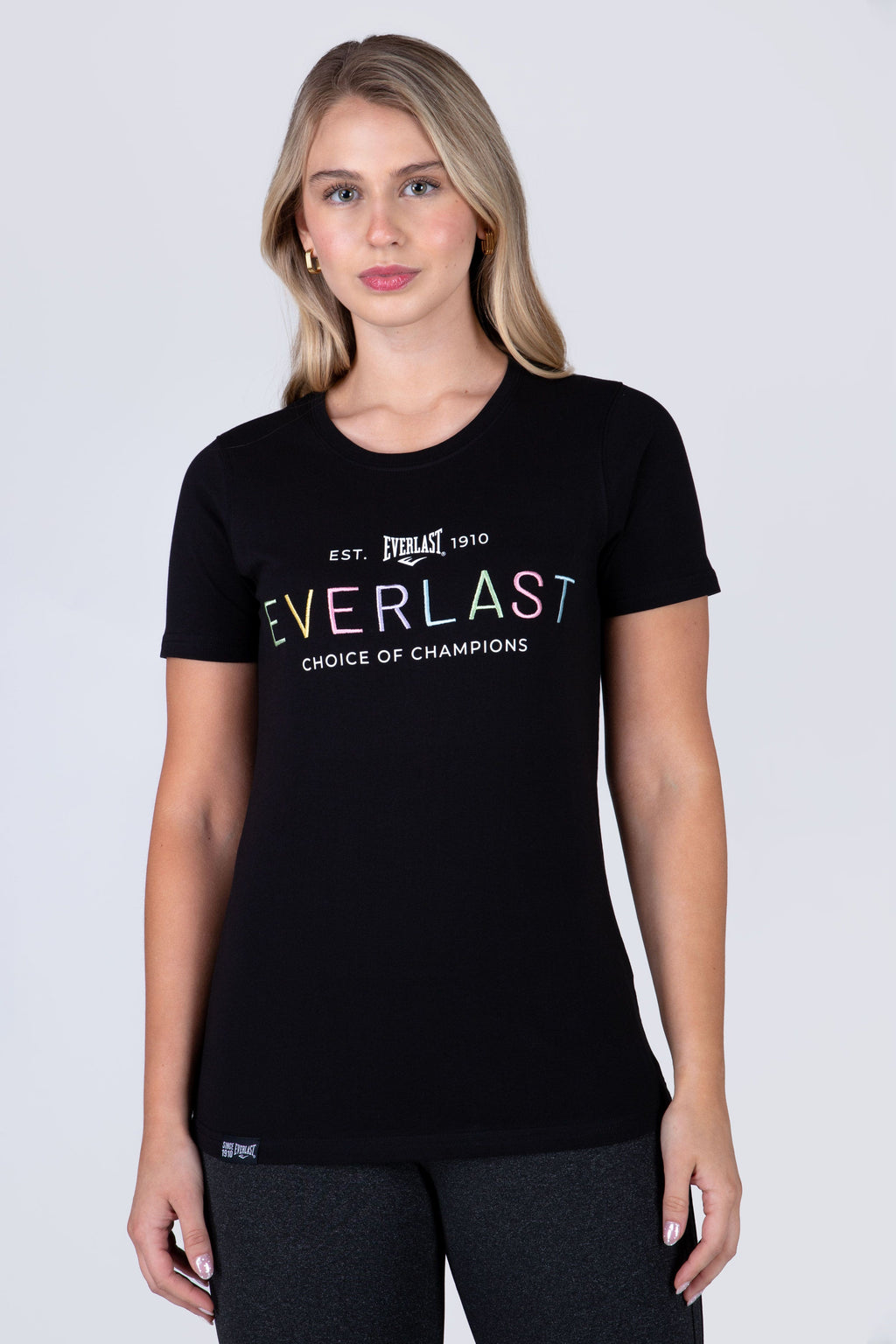 Polera Manga Corta Rin Negro Everlast