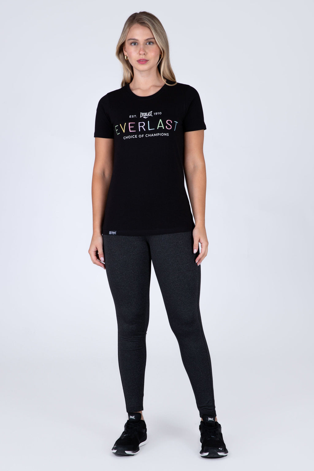 Polera Manga Corta Rin Negro Everlast