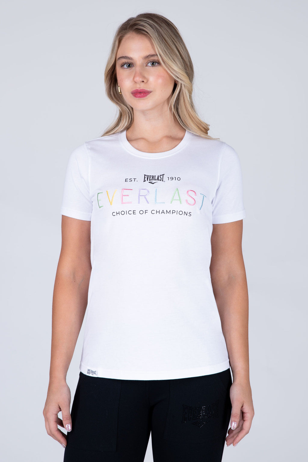 Polera Manga Corta Rin Blanco Everlast