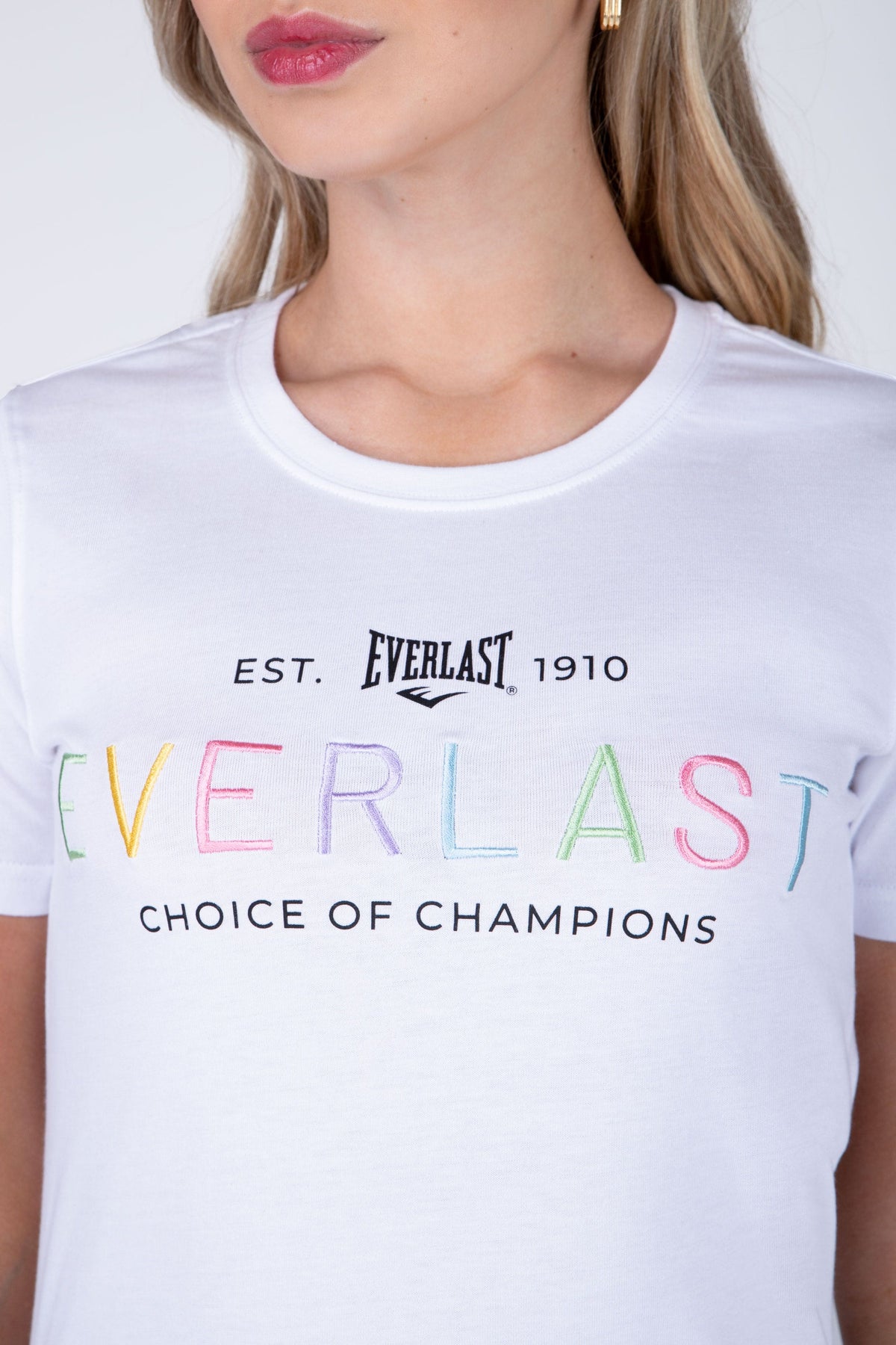 Polera Manga Corta Rin Blanco Everlast