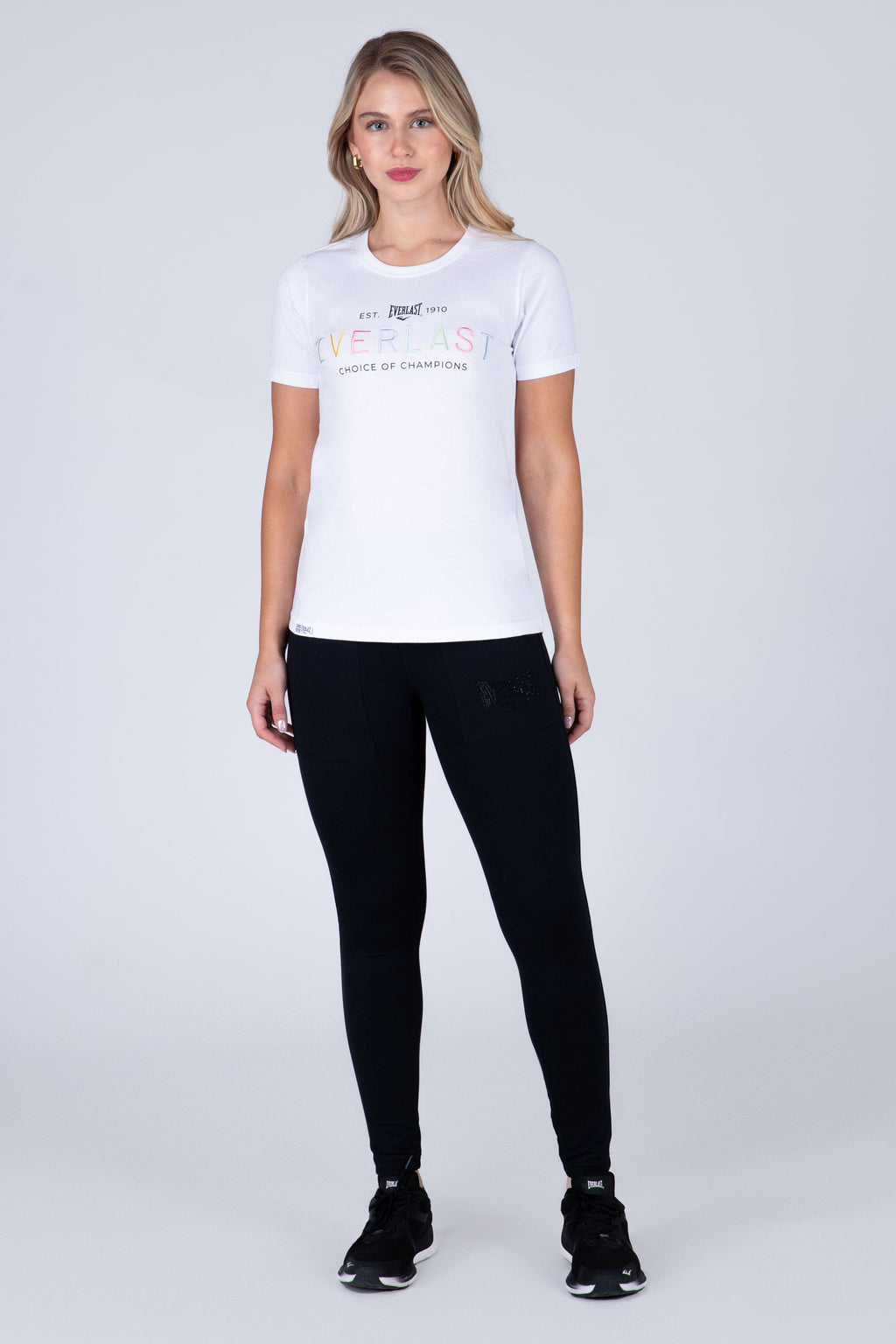 Polera Manga Corta Rin Blanco Everlast